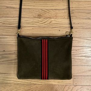 Clare V. Sac Bretelle Suede Crossbody